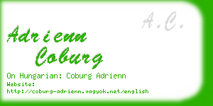 adrienn coburg business card